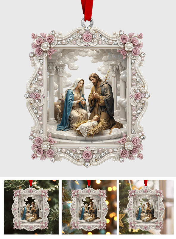 Holy Night Nativity Scene - Christian Ornament