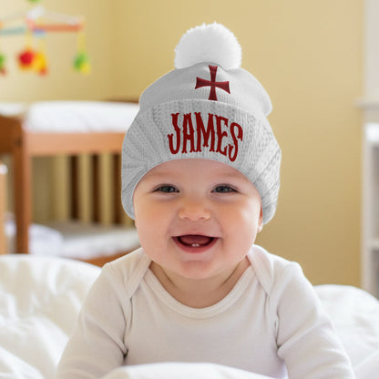 Knights Templar Cross - Personalized Christian Beanie Hat