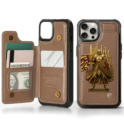 Non nobis Domine, non nobis, sed nomini tuo da gloriam - Personalized Christian Wallet Phone Case