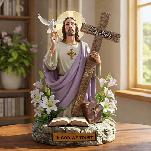 In God We Trust - Personalized Christian Custom Shaped Acrylic Plaque