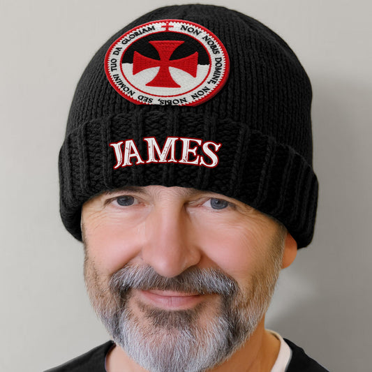 The True Origin of the Red Cross - Personalized Christian Beanie Hat