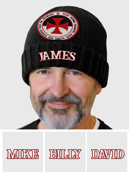 The True Origin of the Red Cross - Personalized Christian Beanie Hat