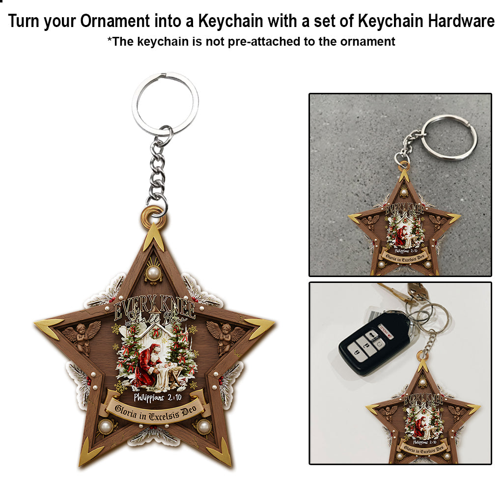Sacred Christmas Star Ornament - Faith-Inspired Intricate Nativity Art - Personalized Christian Ornament