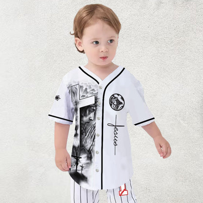 Love Jesus - Personalized Christian Baseball Jersey