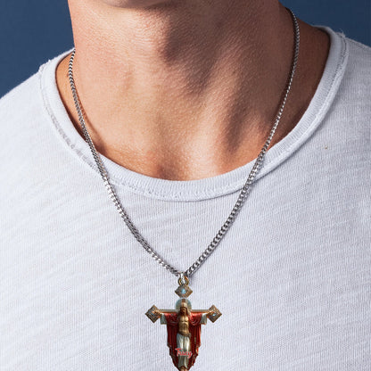 A Child Of God - Personalized Christian Custom Shaped Pendant Necklace