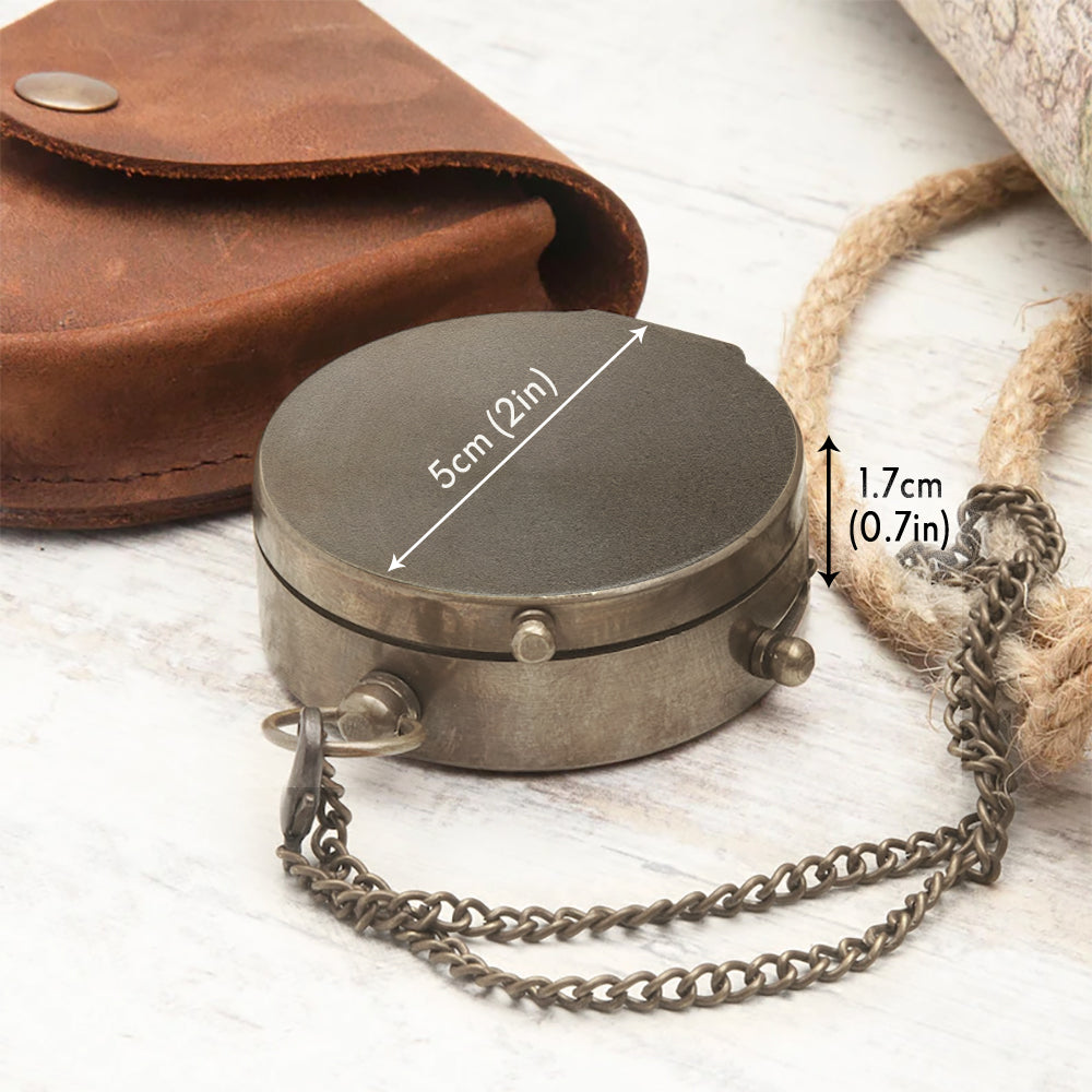 Faith Hope Love - Personalized Christian Compass