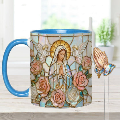 Believe - Personalized Christian Set Accent Mug with Acrylic Stirrers