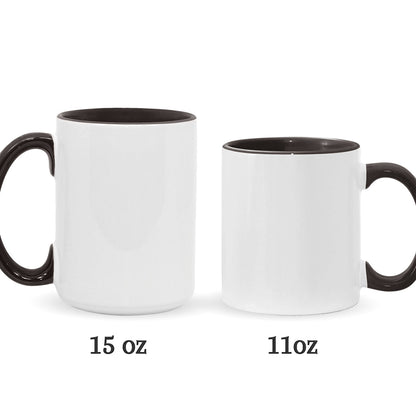 Our Lady of Grace - Personalized Christian Set Accent Mug with Acrylic Stirrers