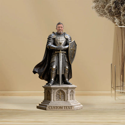 Knight Of God - Personalized Christian Custom Shaped Acrylic Plaque