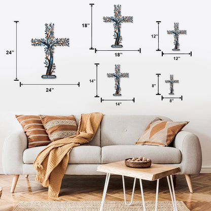 God Bless This House - Personalized Christian Cut Metal Sign