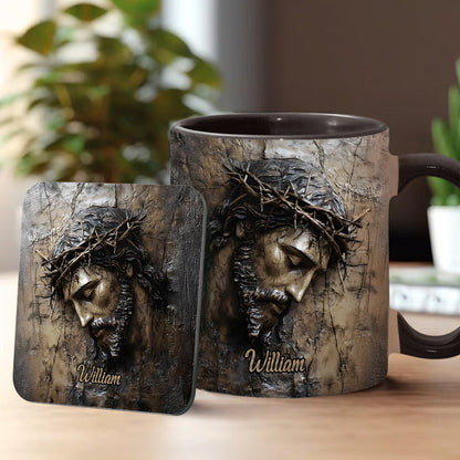 Faith Hope Love - Personalized Christian Accent Mug