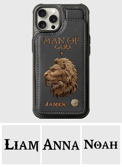 Man Of God - Personalized Christian Wallet Phone Case