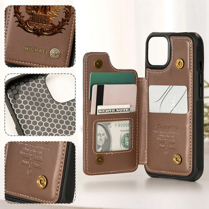 Deus vult - Personalized Christian Wallet Phone Case