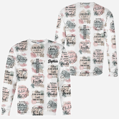I'm A Child Of God - Personalized Christian All Over Shirt
