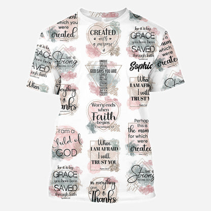 I'm A Child Of God - Personalized Christian All Over Shirt