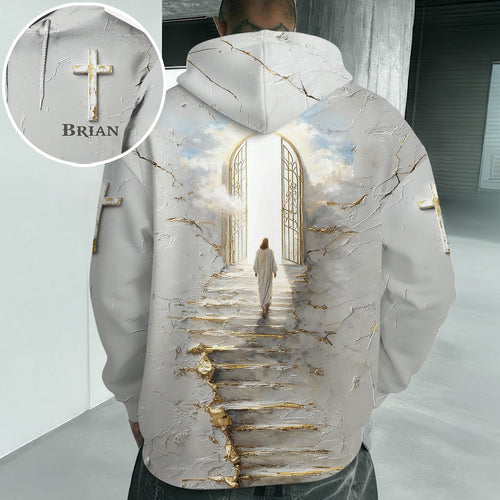 Stairway To Heaven - Personalized Christian All Over Shirt