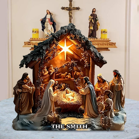 Believe - Personalized Christian Custom Shaped Wood Plaque