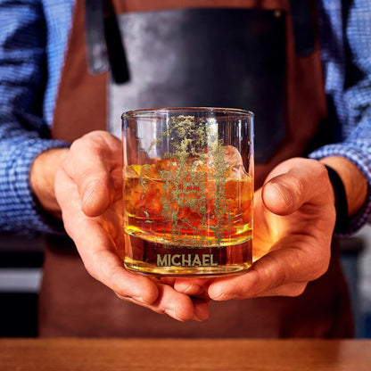 Christmas Gift Shroud of Turin Jesus Face Whiskey Glass, Unique Spiritual Present for Devout Men - Personalized Christian Whiskey Glass
