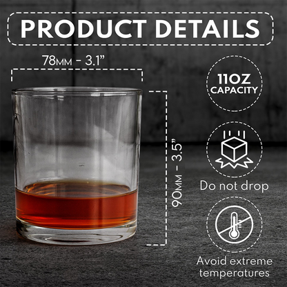 Deus vult - Personalized Christian Whiskey Glass
