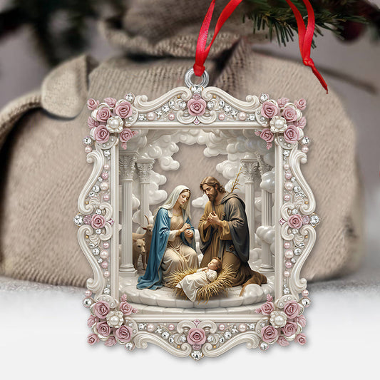 Holy Night Nativity Scene - Christian Ornament