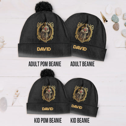 Knight Of God - Personalized Christian Beanie Hat