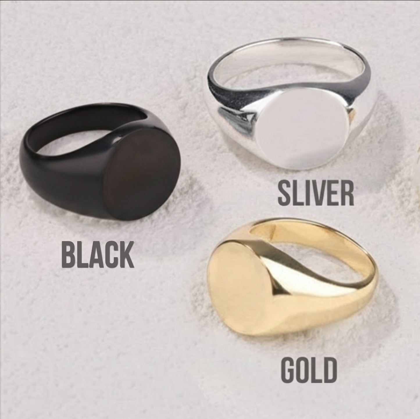 Our Lady's Eternal Glow - Personalized Christian Signet Ring