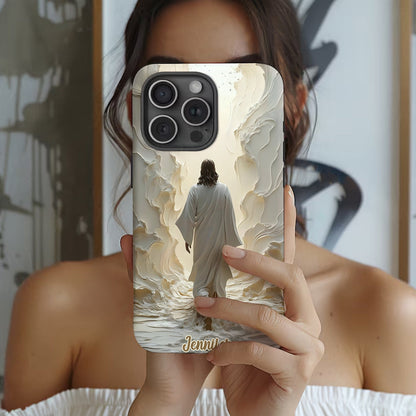Walk With God - Personalized Christian Full Print Phone Case