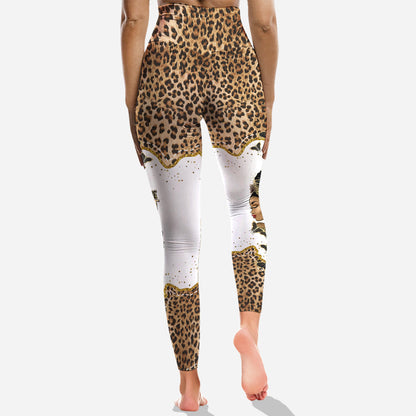 I See God Working It Out For Me - Personalized African American Hoodie and Leggings