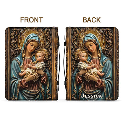 Believer - Personalized Christian Leather Bible Cover Bag