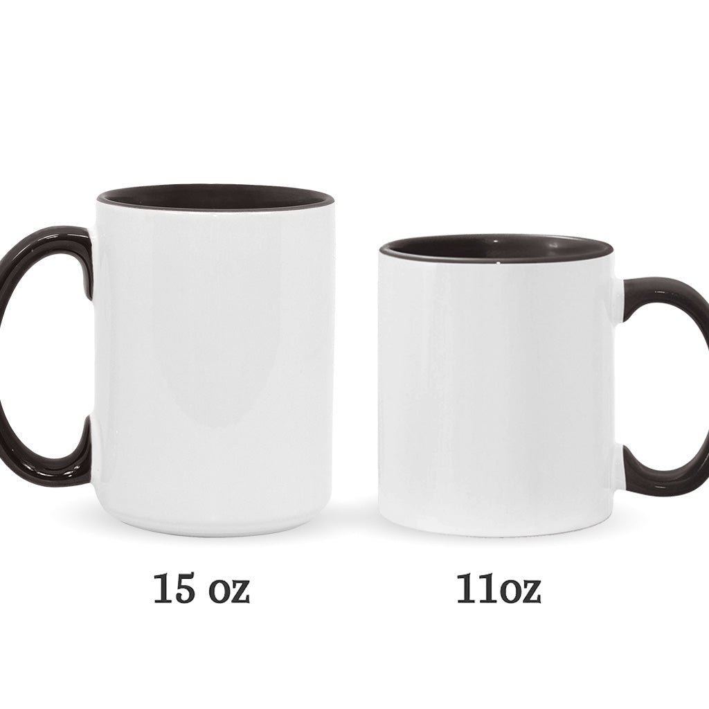 God Gifted Me Two Titles - Personalized Grandma Accent Mug