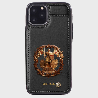 Deus vult - Personalized Christian Wallet Phone Case