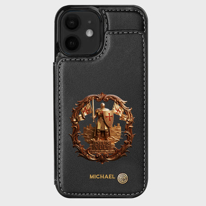 Deus vult - Personalized Christian Wallet Phone Case