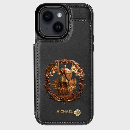 Deus vult - Personalized Christian Wallet Phone Case