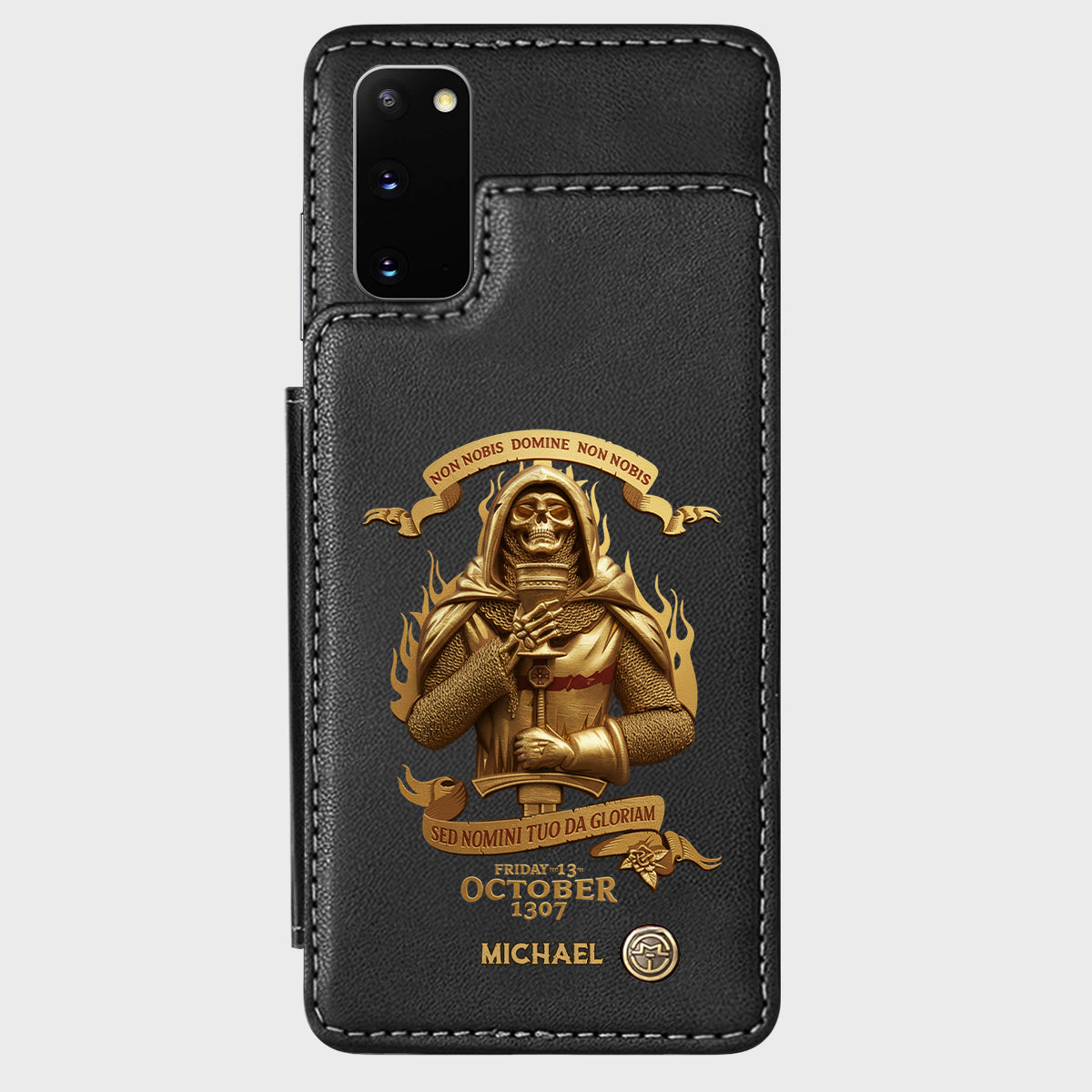 Non nobis Domine, non nobis, sed nomini tuo da gloriam - Personalized Christian Wallet Phone Case