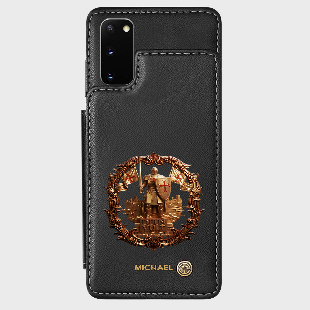Deus vult - Personalized Christian Wallet Phone Case