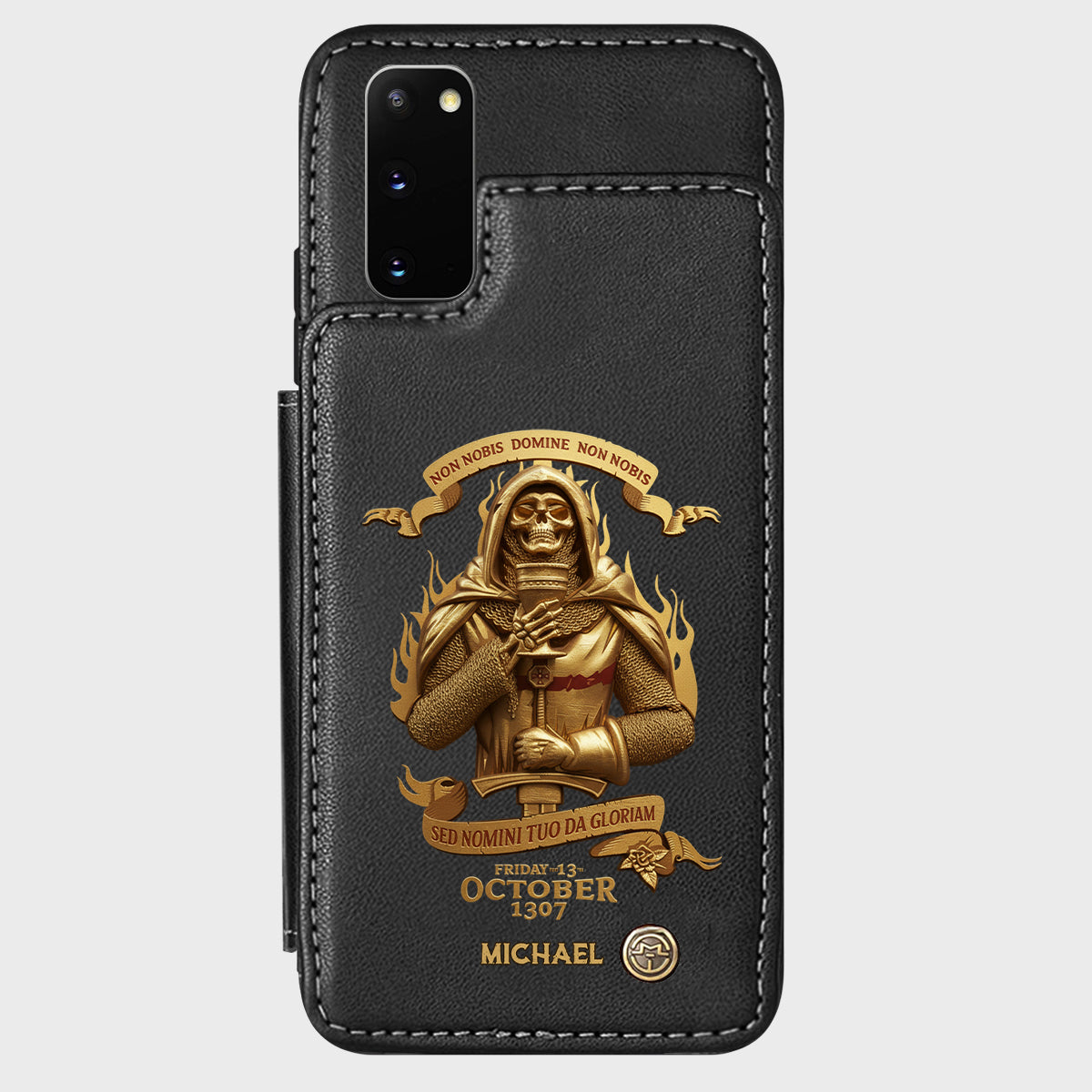 Non nobis Domine, non nobis, sed nomini tuo da gloriam - Personalized Christian Wallet Phone Case