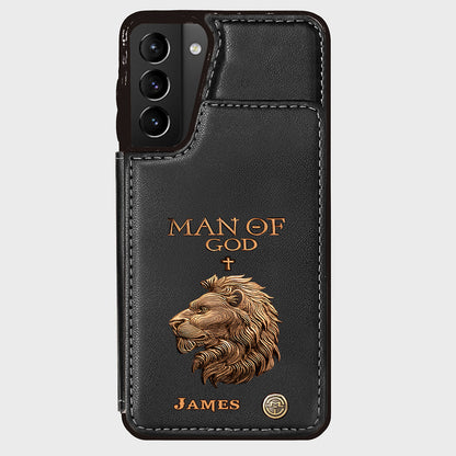 Man Of God - Personalized Christian Wallet Phone Case