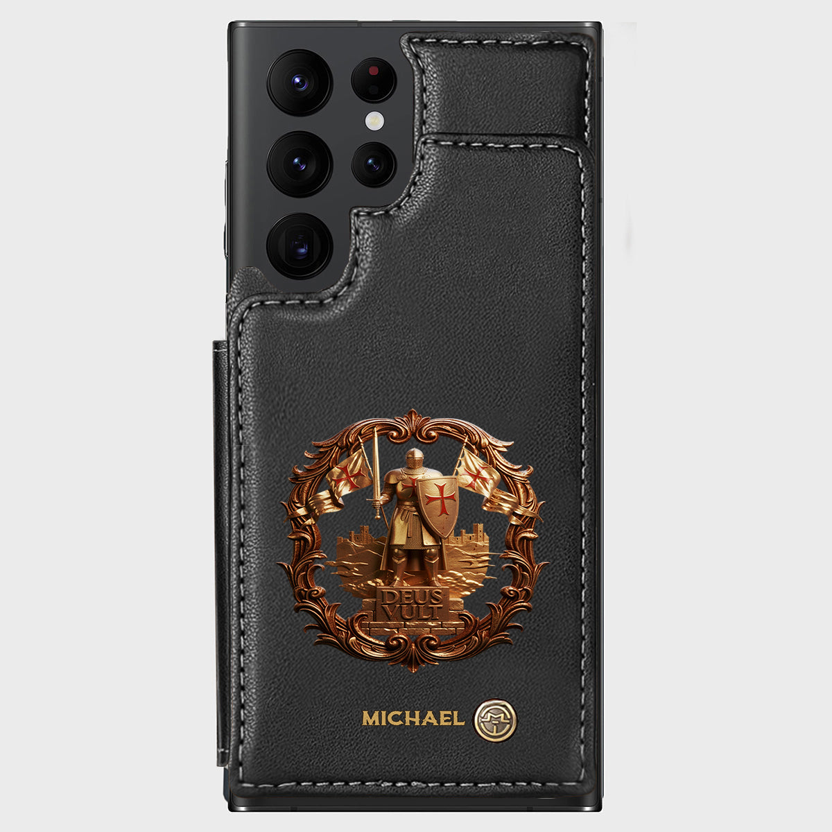 Deus vult - Personalized Christian Wallet Phone Case