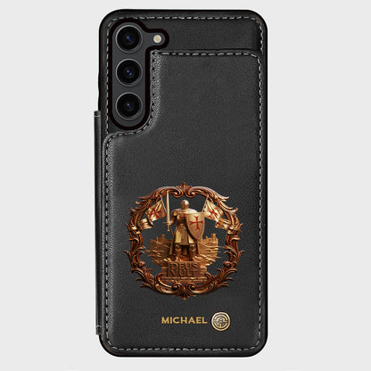 Deus vult - Personalized Christian Wallet Phone Case