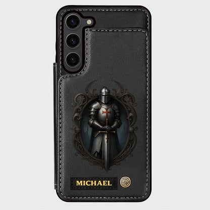 Knight Of God - Personalized Christian Wallet Phone Case
