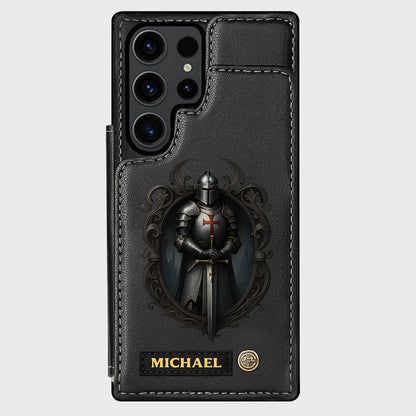 Knight Of God - Personalized Christian Wallet Phone Case