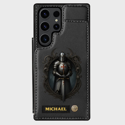 Knight Of God - Personalized Christian Wallet Phone Case