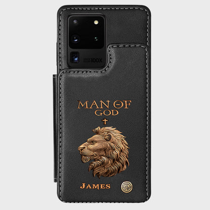 Man Of God - Personalized Christian Wallet Phone Case